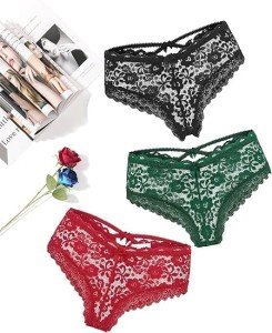 Avidlove Women's Cheeky Lace Lingerie Panties