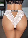 Avidlove Women's Lace Cheeky Rhinestone Panties 1-4 Pack