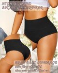 ASIMOON High Waisted Tummy Control Bikini Panties - 5 Pack