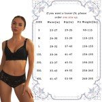 Cinvik Women's High Waisted Lace Cheeky Panties