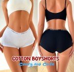 FINETOO Women's Cotton Boyshort Underwear 5-Pack