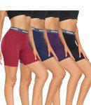 Wirarpa Women's High-Waisted Boxer Briefs - 4 Pack