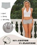 FINETOO Women's Cotton Boyshort Underwear 5-Pack