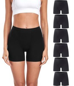 Wirarpa Women's Modal Boxer Briefs - Black