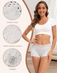 INNERSY Women's Lace Boyshorts Cotton 3 Pack