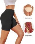 Comfortable High-Waisted Boyshorts - 4 Pack Black