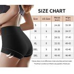 High-Waisted Cotton Boyshorts for Women - 4 Pack