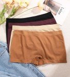 Soft Seamless Boy Shorts for Women - 4 Pack