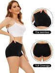 Molasus Women's High Waisted Seamless Boy Shorts - 5 Pack