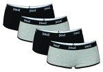 Everlast Women's 4-Pack Boy Short Panties