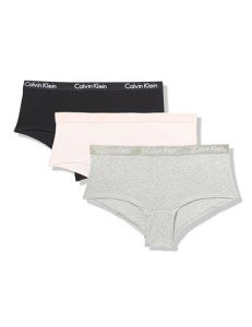 Calvin Klein Women's 3-Pack Cotton Boyshorts