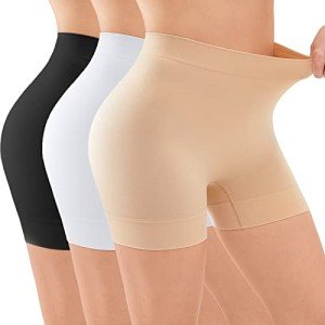 YADIFEN Seamless Slip Shorts for Dresses - 3 Pack