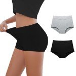 Migbean Soft Cotton High Waisted Women's Boy Shorts