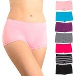 Alyce Intimates 7-Pack Seamless No Show Boyshorts