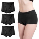 Comfortable Bamboo Rayon Women's Boyshorts 3 Pack