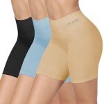 Women's High Waisted No Show Boy Shorts – 3 Pack