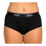 Woxer Women's Soft Boxer Briefs - Pride Black