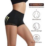 WEICHENS Women's Padded Butt Lifter Control Briefs