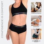 Woxer Women's Soft Boxer Briefs - Pride Black