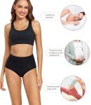 Wirarpa Women's High Waist Cotton Briefs - 5 Pack