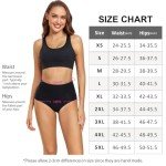 Wirarpa Women's High Waist Cotton Briefs - 5 Pack