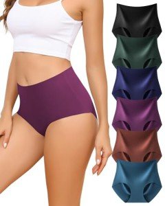 Levao Women’s High Waist No-Show Briefs Multipack
