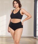 Wirarpa Women's High Waist Cotton Briefs - 5 Pack