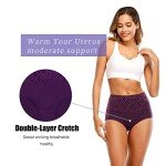 Senllori Plus Size High Waist Cotton Underwear