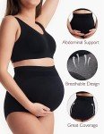 Momcozy Women's High Waist Pregnancy Support Underwear 3-Pack