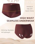 Levao Women's High Waist Seamless No Show Briefs