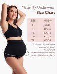 Momcozy Women's High Waist Pregnancy Support Underwear 3-Pack