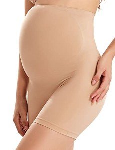 Gratlin Women's Maternity Seamless Shapewear Shorts
