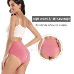Wirarpa Women's High Waist Cotton Briefs - 4 Pack