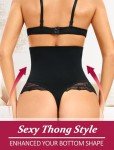 High Waist Lace Tummy Control Thong Panty