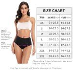 Wirarpa Women's High Waist Cotton Briefs - 4 Pack
