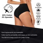 Molasus Women's High Waist Cotton Postpartum Underwear
