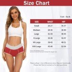 Forllori Women's Soft Cotton High Waist Briefs 5-Pack