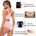 Molasus Women's High Waist Cotton Postpartum Underwear