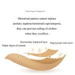 High Waist Leakproof Cotton Period Panties for Women