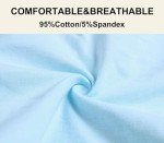 Cauniss Women's High Waist Cotton Underwear - 5 Pack