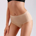High Waist Leakproof Cotton Period Panties for Women