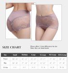 BLKDOTS Women’s High Waist Lace Briefs – 6 Pack