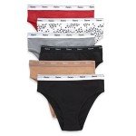 Hanes Women's Hi-Cut Cotton Stretch Underwear 6-Pack