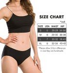 Altheanray Women's Seamless Cotton Hipster Bikini Briefs 6 Pack