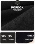 POPKOK High-Waisted Cotton Briefs for Women - 4 Pack