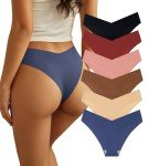 Soft No Show Bikini Hipster Panties for Women