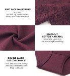 AYMEFF Women's Cotton Lace Hipster Bikini Panties 5-Pack