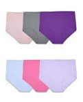 Fruit of the Loom Women's Breathable Cotton Briefs 6-Pack