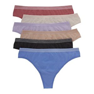 Hanes Women's ComfortFlex Seamless Underwear 6-Pack