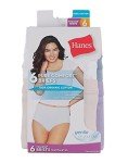 Hanes Women's Organic Cotton Briefs, 6-Pack